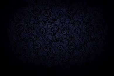 Dark Black Curved Bloom Blue Wallpapers   (