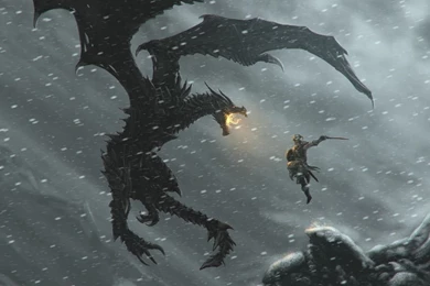 1366x768 Skyrim Art Wallpapers