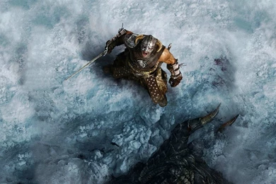 The Elder Scrolls V Skyrim Game HD Wallpapers 04   1366x768 ...
