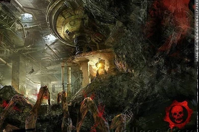 Gears Of War Game Scene Gears Of War Wallpapers 7 Wallcoo.net