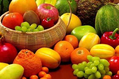 Download Wallpapers 2048x2048 Fruit, Allsorts, Pineapple, Melon ...