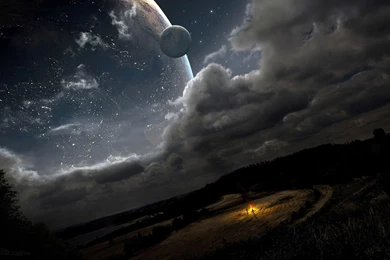 Bonfire In The Field