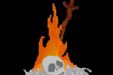 Pixel Bonfire GIF : DarkSouls2