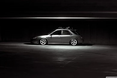 Subaru Impreza In Parking HD Desktop Wallpapers : Fullscreen ...