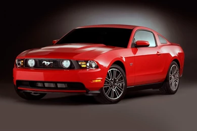2010 Ford Mustang   Red Front Angle Top Up   1920x1440   Wallpapers