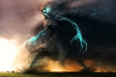 Z Wallpapers Walking Storm Fantasy   1600 X 1120   Fantasy Fairy ...