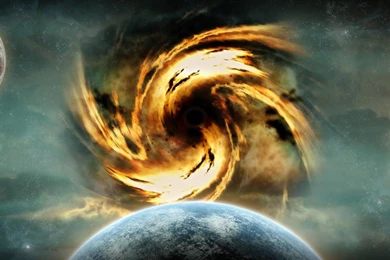 Black Hole Space Universe Earth Planets Artwork Hd Wallpapers ...