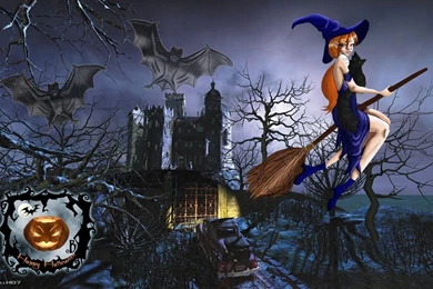 Wallpapers HD Sexy Witch In Halloween