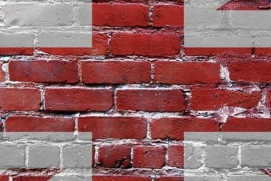 Download Wallpapers 720x1280 United Kingdom, Uk, Bricks, Flag ...
