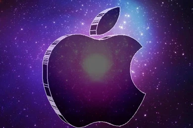 Apple iPhone Backgrounds   Glass Apple In Space By Guichicookie On ...