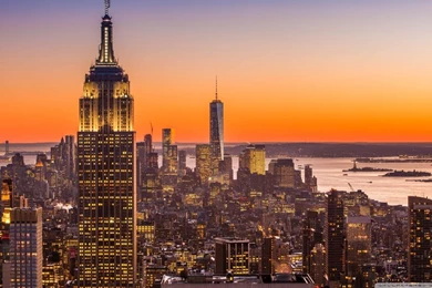 New York City Aerial View HD Desktop Wallpapers : Widescreen : High ...