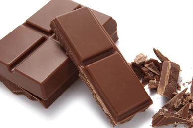 Download Wallpapers 1024x1024 Chocolate, White Background, Chips ...