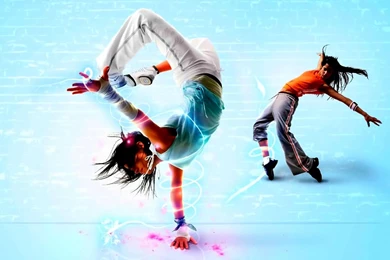 Desktop Wallpapers · Gallery · Windows 7 · Acrobatic Dance