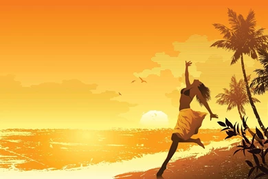 Desktop Wallpapers · Gallery · Windows 7 · Beach Dance Windows 7 ...