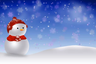 Christmas Snowman Desktop Wallpapers And Photos