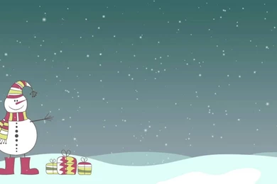 Waving Snowman In A Snowy Motion Backgrounds   Free Download   YouTube