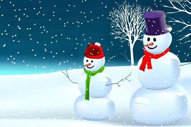Santa And Snowman HD Wallpapers,Pics And Photos   HD Wallpapers Blog