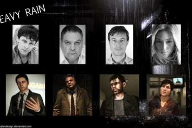 DeviantArt: More Like   Heavy Rain Cast   By SiMPLExDESiGN