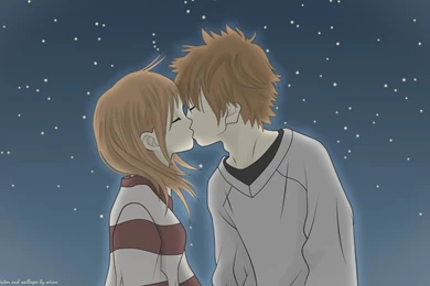 Best Anime Love Couple Hd Wallpapers