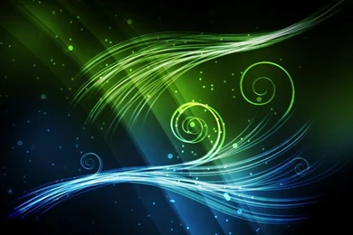 Download Wallpapers 1366x768 Abstract, Blue, Green, Shiny Laptop ...