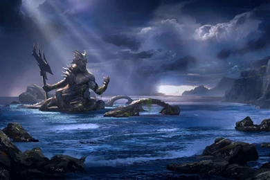 God Of War Ascension Poseidon HD Wallpapers 1080p