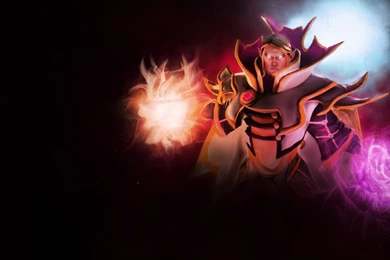 Friend Created An Invoker Wallpaper! Enjoy! : DotA2