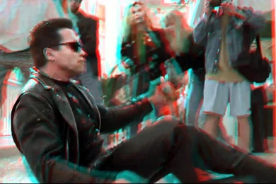 Terminator 2 Anaglyph Wallpapers Red Cyan YouTube