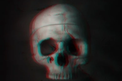 DeviantArt: More Like 3d Anaglyph Skull By DistrictAliens