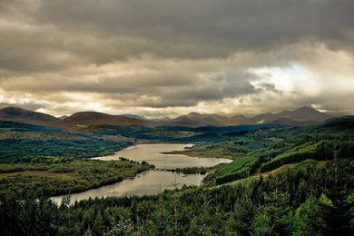 Great Britain, Scotland, Loch Garry Computer Wallpapers, Desktop ...