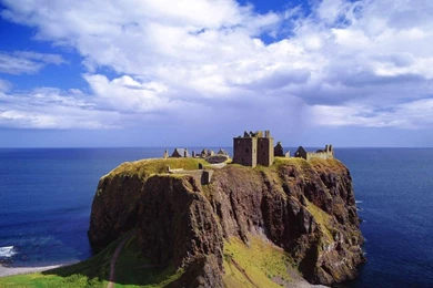 Landscapes Scotland Dunnottar Castle Magazine >> HD Wallpaper, Get ...