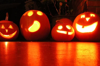 1366x768 Halloween Pumpkins Desktop PC And Mac Wallpapers