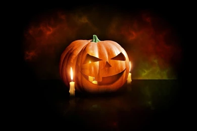 1366x768 Halloween Pumpkin Desktop PC And Mac Wallpapers