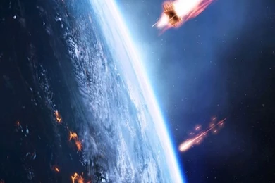Mass Effect 3, Invasion Earth iPhone Wallpapers