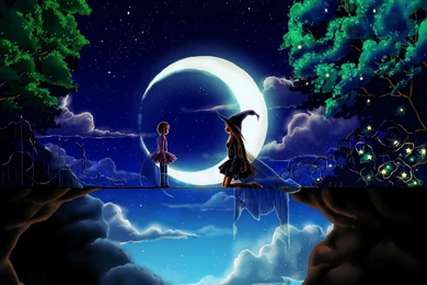 The Magic World Fantasy   Witch Anime Wallpapers