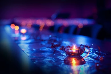 Close Up Candles Lights Bokeh Photo Hd Wallpapers Wallpapers
