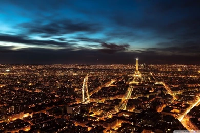 Paris City Lights HD Desktop Wallpapers : High Definition : Fullscreen