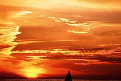Orange Sunset Wallpapers   HD Images New