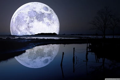 Full Moon Reflection Wallpapers Full HD [1920x1080]   Free ...