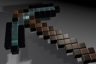 Minecraft Wallpapers Diamond Pickaxe