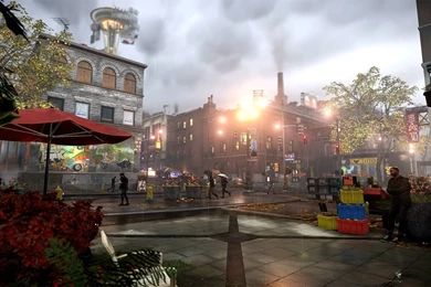 InFAMOUS SECOND SON Sci fi Action Adventure Seattle City Rain ...