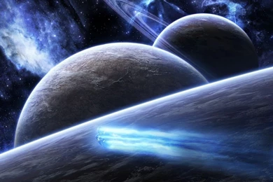 Space Comet Wallpapers Screensaver 1280×1024