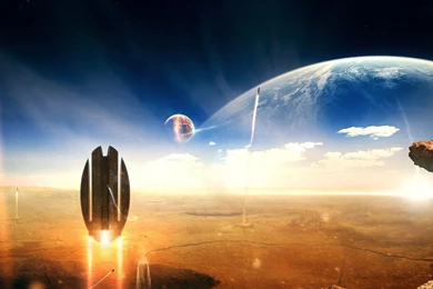 Spacecraft Into Space Wallpapers