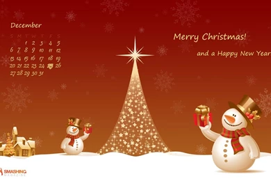 1440x900 Christmas Snowman Desktop PC And Mac Wallpapers