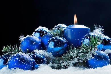 1440x900 Christmas Candle Wallpapers