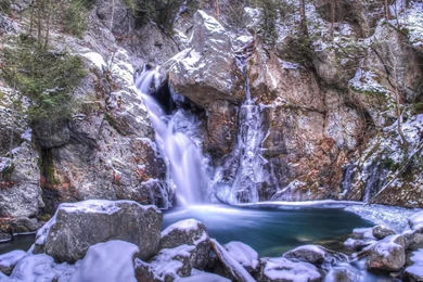Bash Bish Falls 1 22 2013 Wallpapers