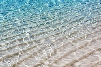 1366x768 Clear Sea Sand Summer Desktop PC And Mac Wallpapers