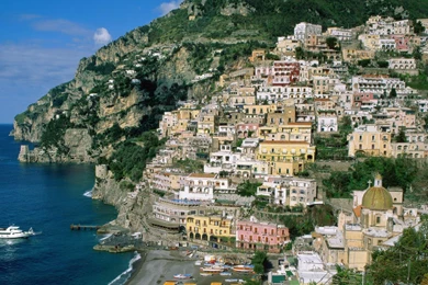 Buildings & City: Amalfi Coast, Campania, Italy, Desktop Wallpapers ...