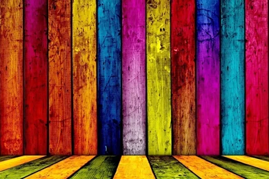 Colorful Wooden Abstract Wallpapers