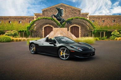 Ferrari 458 Spider Black
