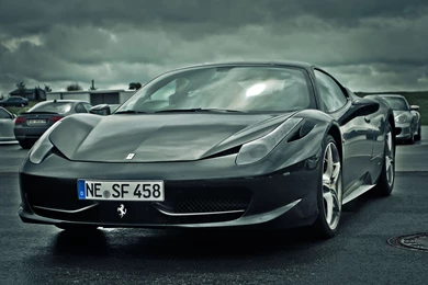 Black Ferrari Wallpapers Hd For Desktop   Image